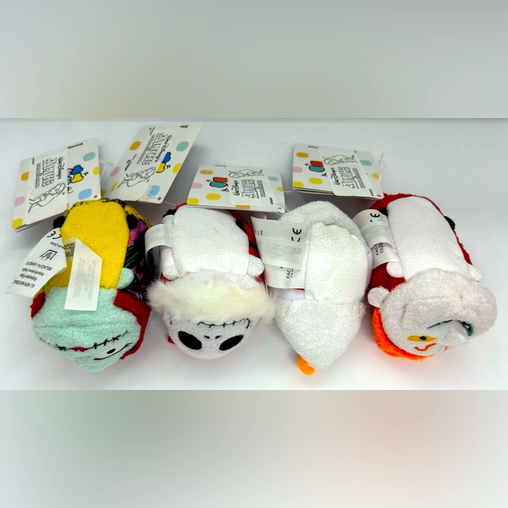 Disney Tsum Tsum Nightmare Before Christmas Mini Plush 4 Piece Set, NWT. - Picture 4 of 4